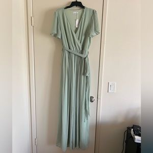 Sage Green Long Gown